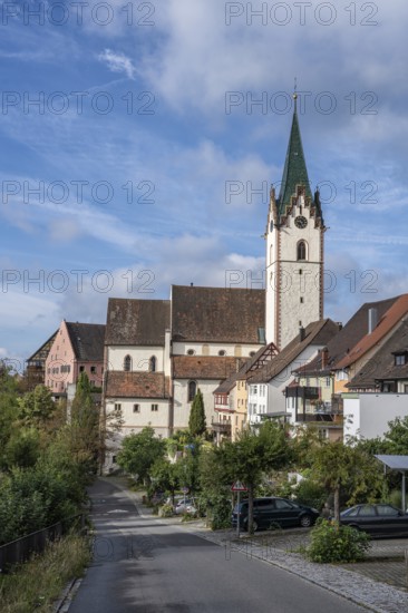 Old Town and Church of the Assumption of the Virgin Mary, Engen, Constance County, Baden-Württemberg, Germany, Europe