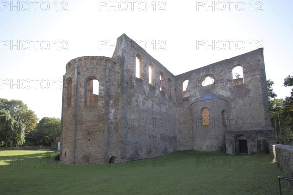 Carolingian Abbey Ruins and Landmark in Bad Hersfeld, Hesse, Germany, Europe