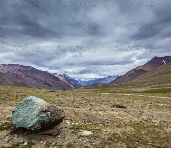 Himalayan landscape. Spiti valley, Himachal Pradesh, India, Asia