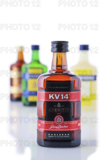 2019, November 5-th, Minsk, Belarus, Karlsbader Becher-Bitter, KV14 Becherovka, Europe