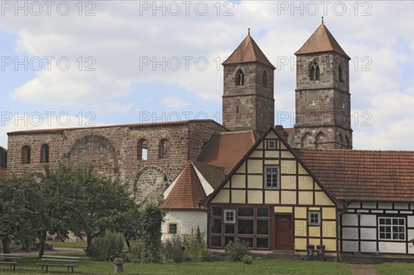 Premonstratensian Monastery of Saint Mary in Veßra, Hildburghausen County, Thuringia, Germany, Europe