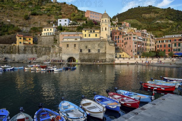 Church of Santa Margherita di Antiochia, Vernazza, Cinque Terre, Province of La Spezia, Liguria, Italy, Europe