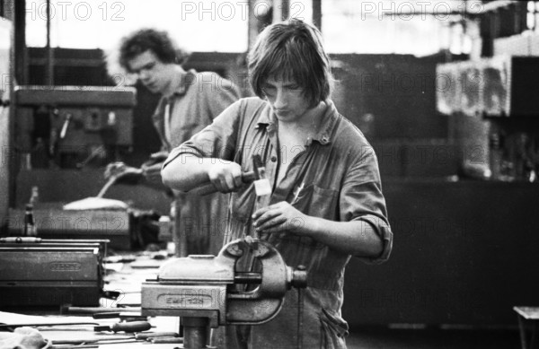 Apprenticeship at Opel in Bochum on 8.07.1975, Germany, Europe