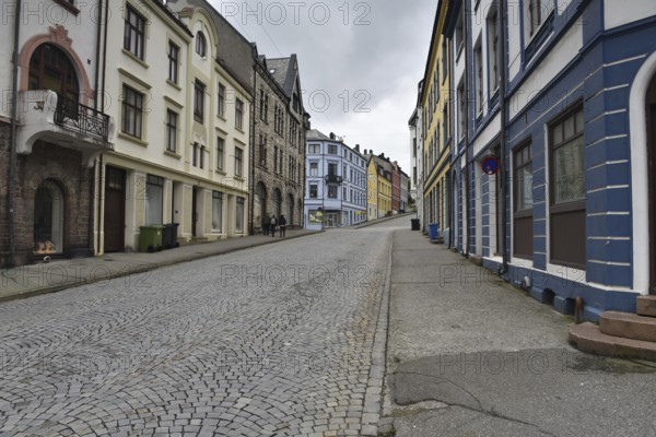 Houses in Alesund, Norway, Europe