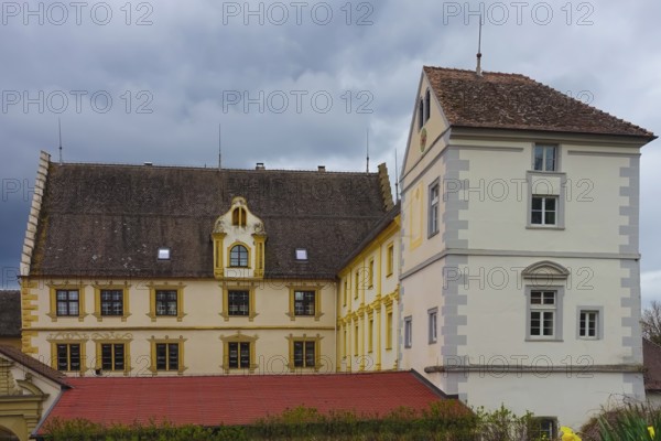 Weitenburg Castle, romantic hotel, historic building, residential castle in various architectural styles, Renaissance, Baroque, Neo-Gothic, Starzach, Neckar Valley, Baden-Württemberg, Germany, Europe