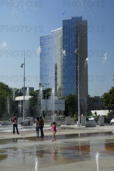 OMPI Building, UNO, UN, World Intellectual Property Organization, World Intellectual Property Organization, Place des Nations, United Nations, Geneva, Canton of Geneva, Switzerland, Europe