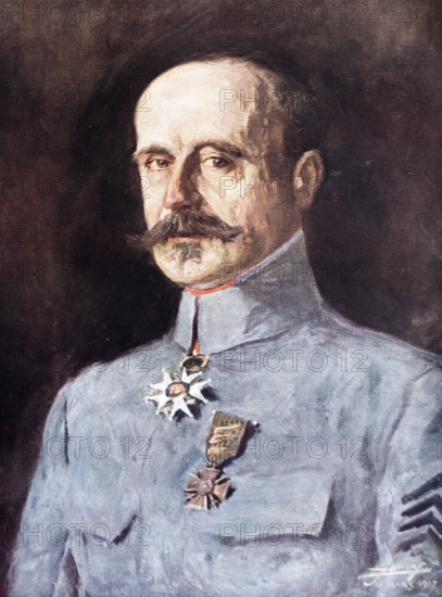 French army General Debeney portrait, 1917, France, Europe