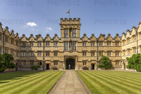 Radcliffe Quad, University College, University of Oxford, Oxford, Oxfordshire, England, United Kingdom, Europe