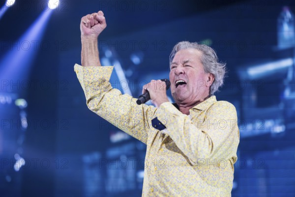 Ian Gillan, singer of Deep Purple live on 1 More Time Tour at the Max-Schmeling-Halle in Berlin on 19 October 2024