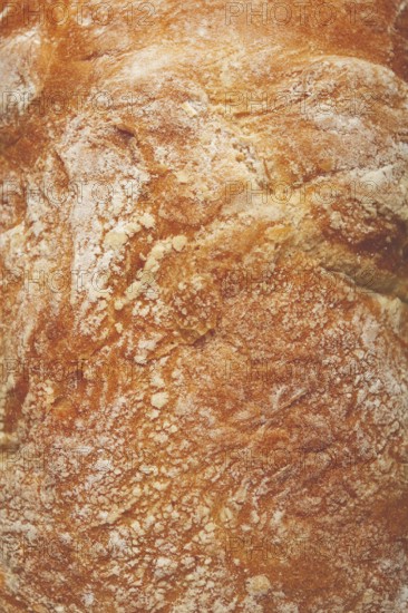 Ciabatta, Italian bread, top view, close-up, full frame