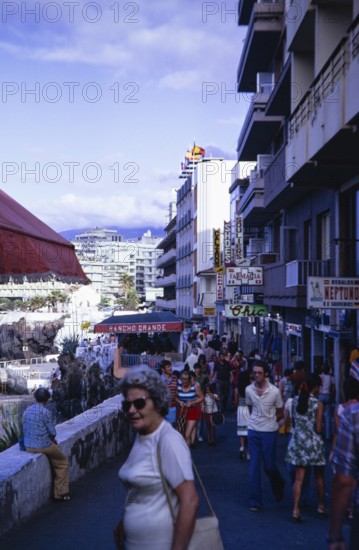 Holiday resort Puerto de la Cruz, Tenerife, Canary Islands, Spain, 1974, Europe