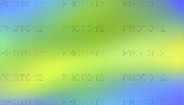 Abstract gradient blur with shades of green, yellow and blue, creating a smooth and calming atmosphere, AI generated