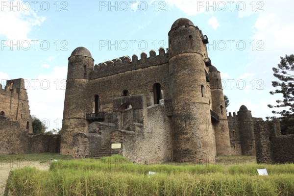 Amhara region, in the Gemp palace complex in Gondar, Gonder, imperial palace, UNESCO, world, heritage, cultural heritage, Ethiopia, Africa