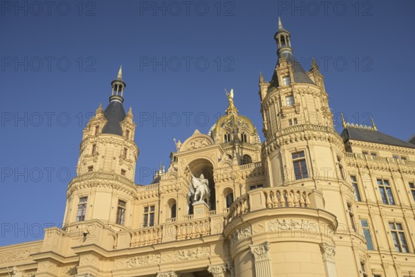 Schwerin Castle, State Parliament, Schwerin, Mecklenburg-Vorpommern, Germany, Europe