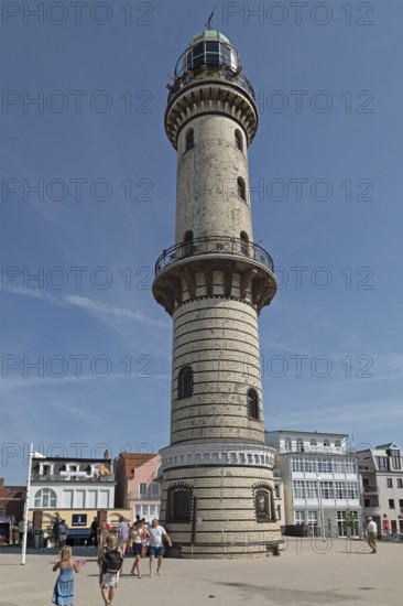 Lighthouse, Warnemünde, Rostock, Mecklenburg-Western Pomerania, Germany, Europe