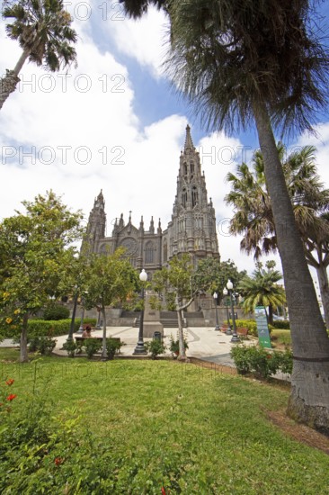 Parish Church of San Juan Bautista in Arucas, Las Palmas, Las Palmas Province, Gran Canaria, Canary Islands, Spain, Europe