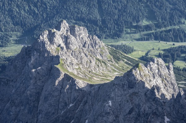 Taghaube, Grandlspitz, Mühlbacher Turm, Dramatic Mountain Landscape, View from Hochkönig, Salzburger Land, Austria, Europe