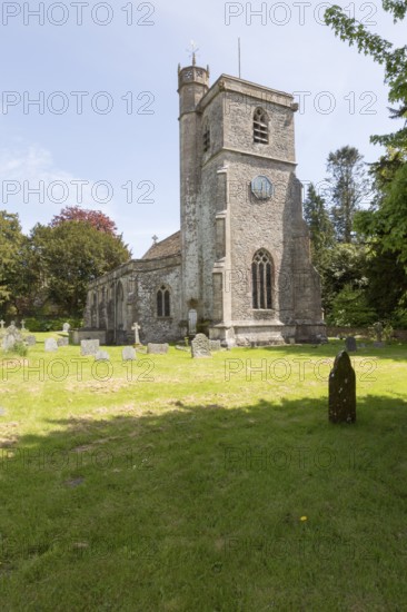 Village parish church of All Saints, Maiden Bradley, Somerset, England, UK