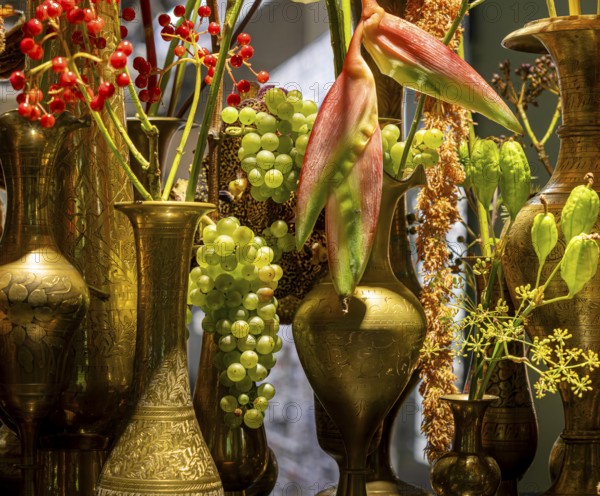 Artistic flower arrangements and decorations, German Floristry Championships, Berlin, Germany, Europe