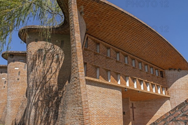 Iglesia de Cristo Obrero y Nuestra Señora de Lourdes, Roman Catholic parish church in Estación Atlántida, Canelones Department, Uruguay, South America