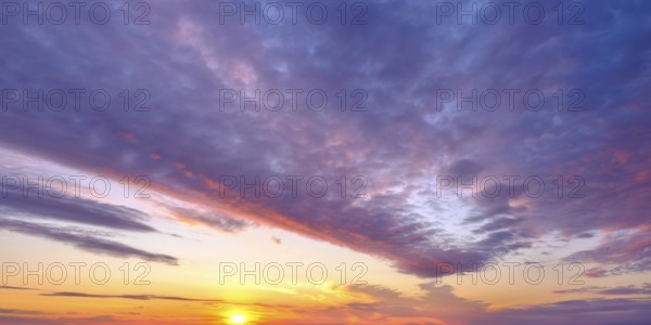 Beautiful dramatic scenic after sunset sky background after sunset