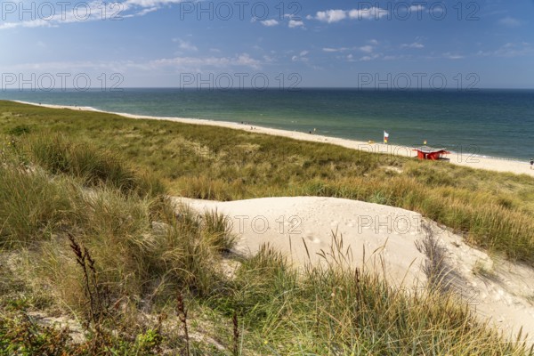 The west beach near Wenningstedt, Sylt island, North Friesland district, Schleswig-Holstein, Germany, Europe