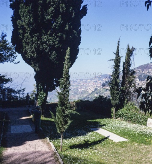 View from Beit Eddine, Beit ed Dine, Beiteddine Palace of Emir Bashir, Chouf, Lebanon 1998