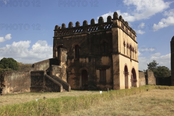 Amhara region, in the Gemp palace complex in Gondar, Gonder, UNESCO, world, heritage, cultural heritage, Ethiopia, Africa