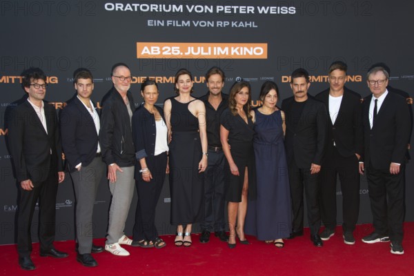 Arno Frisch, Rony Herman, Peter Lohmeyer, Sabine Timoteo, Christiane Paul, Andreas Pietschmann, Barbara Philipp, Nicolette Krebitz, Clemens Schick, Tom Wlaschiha, DIE ERMITTLUNG, Photo call on the red carpet for the Berlin premiere at the ZOO Palast, Berlin, 16.07.2024