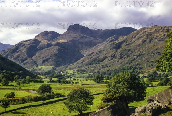 Langdale Pikes, Lake-District-Nationalpark, Cumbria, England, UK September 1973