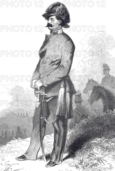 Historical, digitally restored reproduction from a 19th century original, Record date not stated, Karl (Carl) Freiherr von Urban (* 31 August 1802 in Krakow, † 1 January 1877 in Brno) was an Austrian field marshal lieutenant