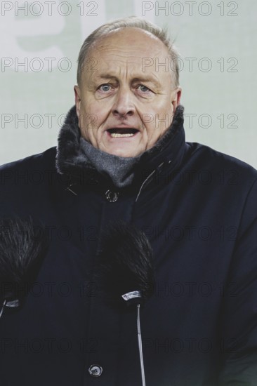 Joachim Rukwied, President of the German Farmers' Association (DBV), pictured during the farmers' protests in Berlin, 15 January 2024. 10, 000 participants are expected on Monday as part of the farmers' protest week. They are protesting un