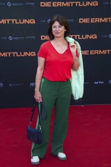 Inka Friedrich, DIE ERMITTLUNG, Photo call on the red carpet for the Berlin premiere at the ZOO Palast, Berlin, 16 July 2024