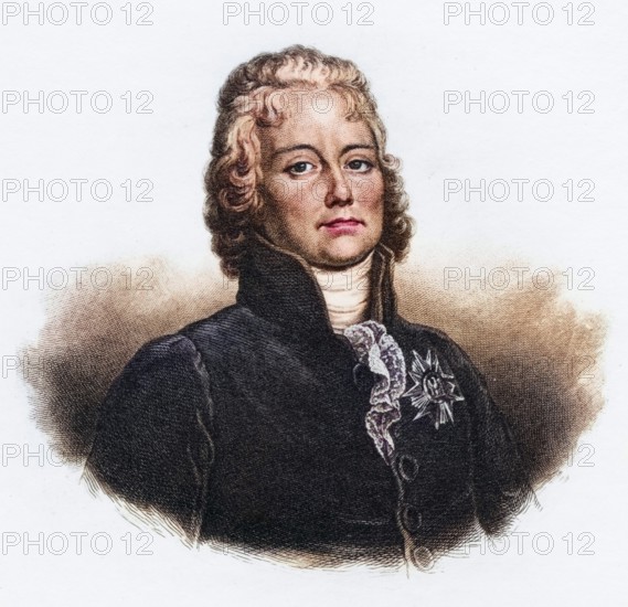 Charles Maurice de Talleyrand-Perigord, 1754-1838, French politician and diplomat, Historical, digitally restored reproduction from a 19th century original, Record date not stated