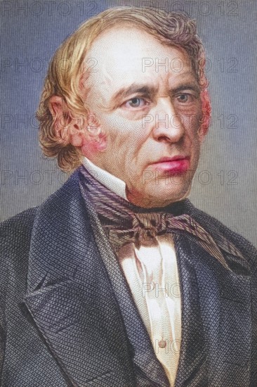 Zachary Taylor, 1784, 1850, American military leader and 12 President of the United States of America, Illustration from Gallery of Historical Portraits, published around 1880, Historical, digitally restored reproduction from a 19th century original, Record date not stated