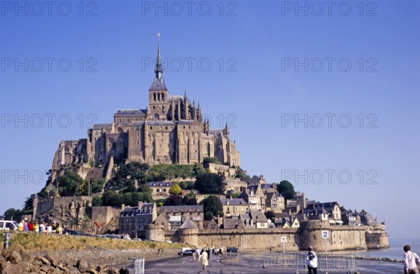 Le Mont Saint Michel, Normandy, France, Europe