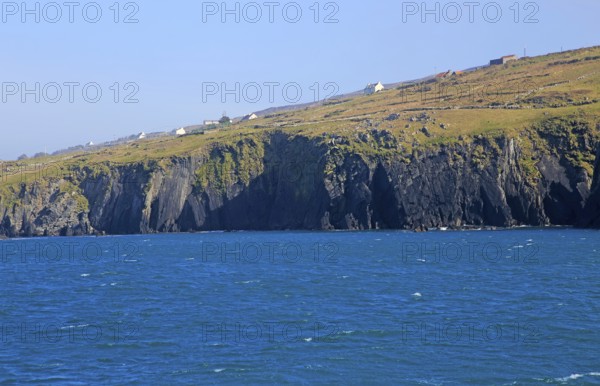 Scattered settlement on west coast Cape Clear Ireland, County Cork, Ireland, Irish Republic, Europe