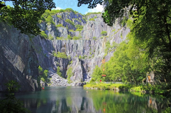 Vivian slate quarry, Dinorwic slate quarries, Llanberis, Gwynedd, Snowdonia, north Wales, UK