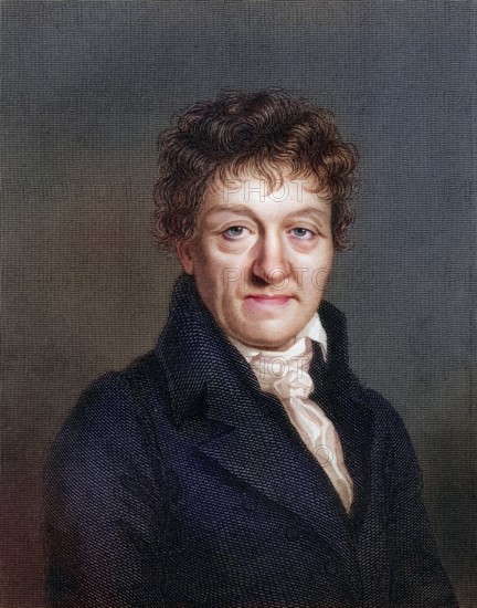 Lazare Nicolas Marguerite Carnot 1753-1823 French statesman general staff engineer and administrator, Historical, digitally restored reproduction from a 19th century original, Record date not stated