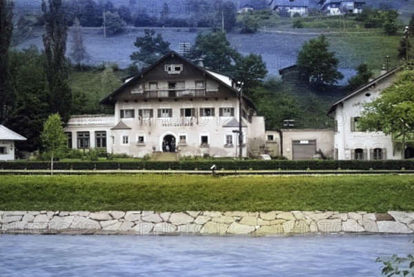 Post Gasthof Hotel, Mittersill, Salzach, Pinzgau Alps, Salzburg, Austria, Europe, 1956, Europe