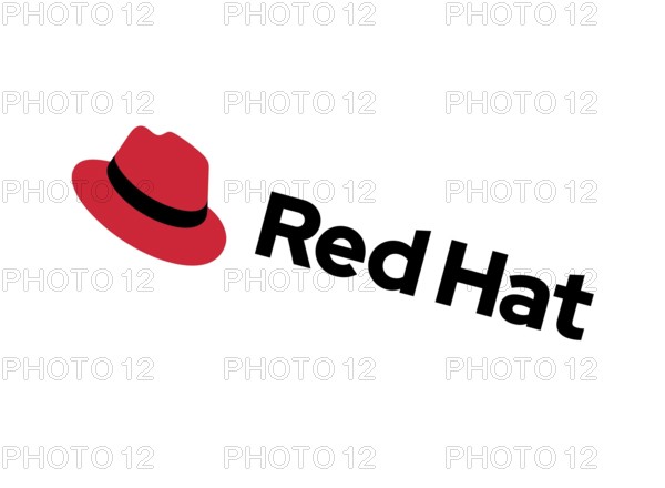 Rotated to right, Red Hat Logo, Software, Logo