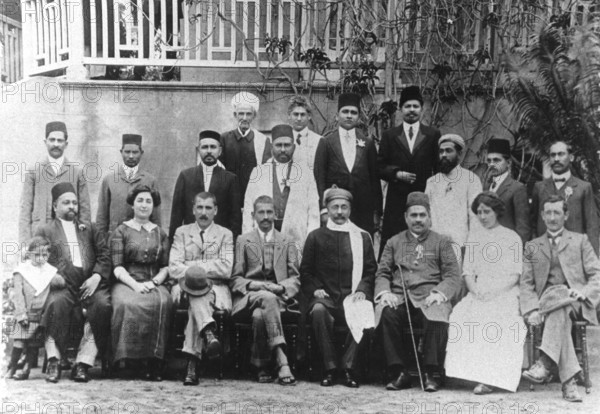 Gandhiji during visit political leader Gopal Krishna Gokhale South Africa, Durban, 1912, Dr Hermann Kallenbach, Gandhi, Gokhale, Parsee Rustomjee