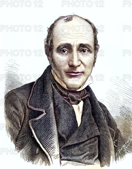 Antoine Vechte was a French goldsmith, jeweller and medallist (died 30 August 1868), Historic, digitally restored reproduction of a 19th century original