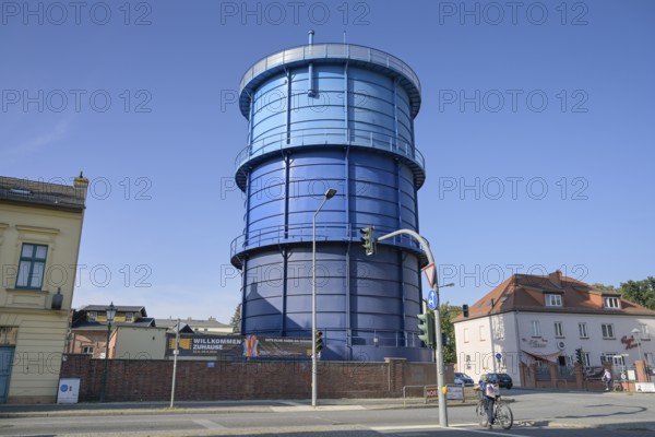 Blue Gas Boiler, Altes Gaswerk, Heinersdorfer Straße, Bernau, Brandenburg, Germany, Europe