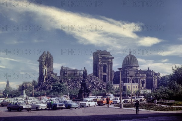 Rubble of the collapsed Church of Our Lady. ESTIMATED DATE OF RECORDING