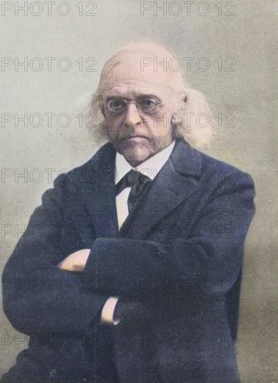 Christian Matthias Theodor Mommsen, 1817-1903, German classical scholar, historian, jurist, journalist, politician and archaeologist, Germany, Historical, digital reproduction of a 19th century original, original date not known, Europe