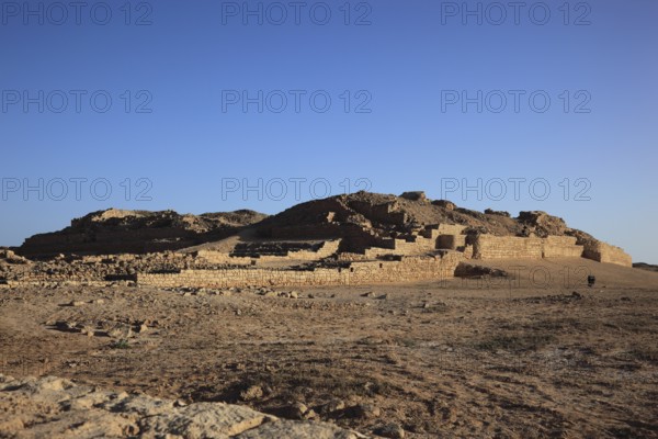 Settlement remains of the city and incense port of Al-Baleed, Unesco World Heritage Site, Salalah, Oman, Asia