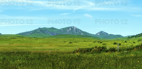 Sancy Massif. Auvergne volcanoes natural park. Puy-de-Dome department. Auvergne-Rhone-Alpes. France