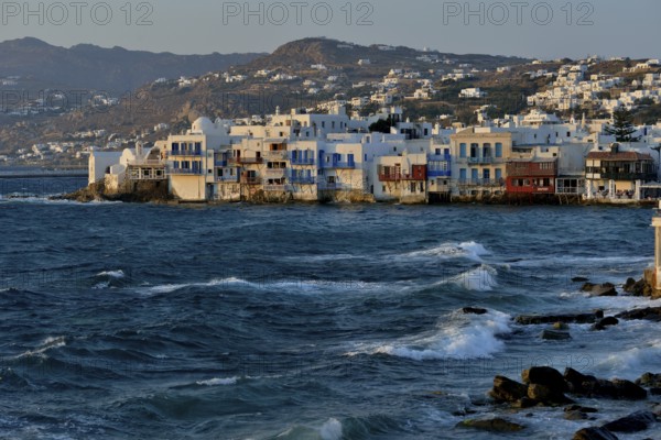 La Petite Venise, Chora or Mykonos Town, Mykonos, Cyclades, Greece, Europe