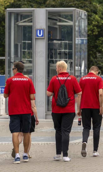 Youth with red Germany shirt, Special Olympics, Berlin, Germany, Europe